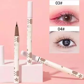 Подводка для глаз Lying Silkworm Pencil Natural Long-Stick Waterproof Eyes Liner Undercover Draw Down To Non-Smudge Fine Beauty Make Up