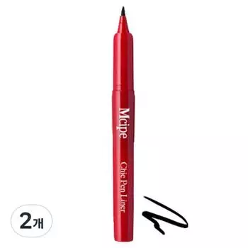 Подводка для глаз MCP Tattoo Chic Pen 1 г, 01 черный, 2 шт.