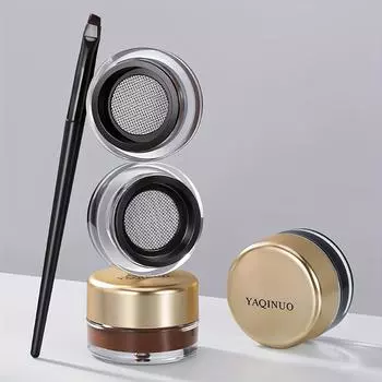 Подводка для глаз на воздушной подушке Однократная долговечная водостойкая гелевая ручка-подводка для глаз, устойчивая к поту и не размазывающаяся 01#