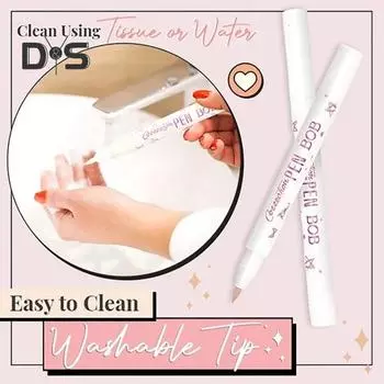 Подводка для глаз, не цветущая, водостойкая, устойчивая к поту, мгновенный фиксатор, корректирующая подводка для глаз, корректирующий макияж, брови, губы белый