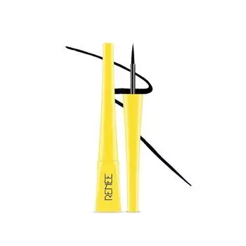 Подводка для глаз RENEE Everyday Eyeliner, водостойкая, не размазывается, быстросохнущая формула с интенсивным черным пигментом, не тестируется на животных, обогащенная ухаживающими средствами для кожи, 3,5 мл