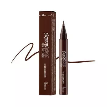 Подводка для глаз Rokkiss Extreme Edge Pen Eyeliner 02 Edge Brown 0.5g 1Pcs/2Pcs 1Pc