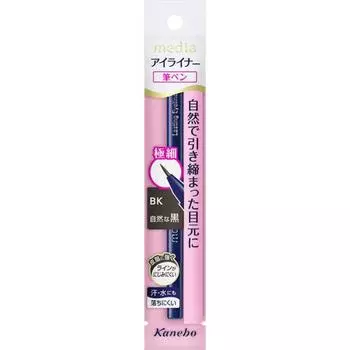 Среднестойкая подводка для глаз A Bk 2 натуральный черный 1 шт.