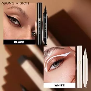 Подводка для глаз YOUNG VISION Stamp не размазывается, не смывает макияж и не водостойкая. 4ml