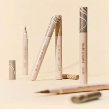 Подводка-кисть Clio Sharp So Simple Shade 0,5 г, 3 цвета 1. Milk Brown