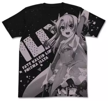 Подводка Zwei Illya all print черная, размер S Fate/kaleid PrismaIllya Hertz! Футболка чёрный