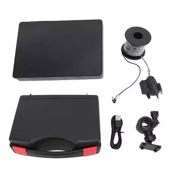 Подводная камера для рыбалки с кабелем 15 м, высокое разрешение 1080P, большой экран с видимым изображением, рыба