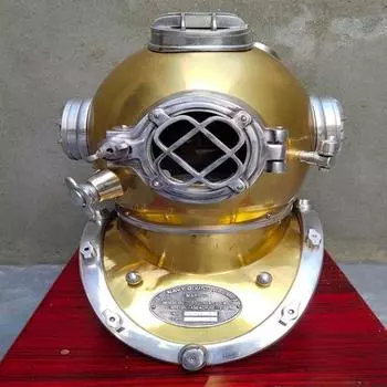 Подводное плавание с аквалангом, морские водолазы, якорь, инженерное дело, 1921 г., морской шлем 45,72 см