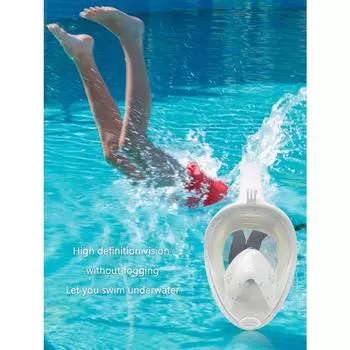 Подводное подводное плавание анфас, детский комплект масок для плавания, респираторные маски для подводного плавания, противотуманные, безопасное дыхание для детей и взрослых L/XL