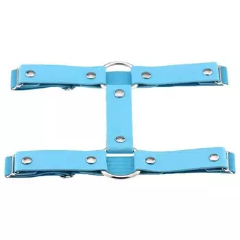 Подвязка для ног, кольцо для чулок, украшение, регулируемое, цельное, светло-голубое, синее [Jixin4you] Женское светло-синий