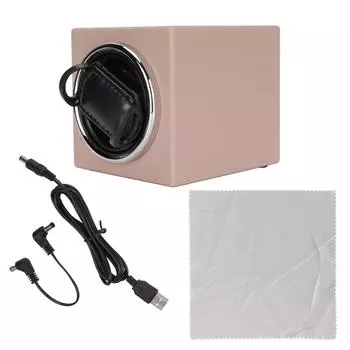 Подзаводчик часов Матовая краска Бесшумная работа Регулируемая подушка Автоматическая коробка для часов с вращающимся основанием