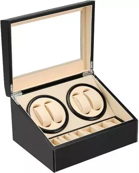 Подзаводная машина 4 6 Автоматическая машина для подзавода часов Сделано в Японии Mabuchi Motor Design Роскошная автоматическая машина для подзавода часов Футляр для хранения часов