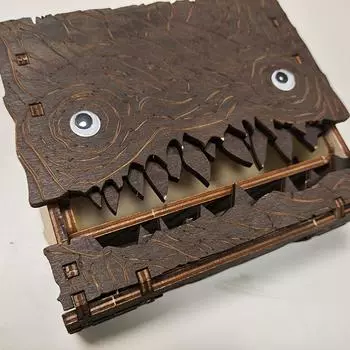 Подземелье Дьявол Книга Хранение Ящик Башня Настольная Игральная Коробка Для Хранения Кости Новинка Украшение One Size