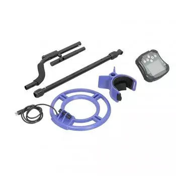 Подземный металлоискатель с водонепроницаемой поисковой катушкой 250 мм, ЖК-дисплей, высокая чувствительность, золото, серебро