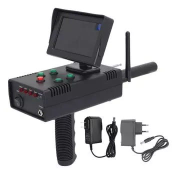 Подземный металлоискатель ЖК-дисплей Цветной сканер металла ночного видения для золота, серебра, меди AC100 EU Plug