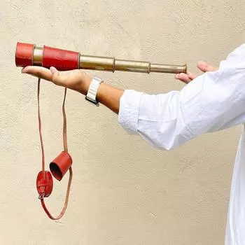 Подзорная труба в античном стиле из латуни, ручной телескоп для приключений, монокуляр с морским декором для подарков, Kelvin & Hughes London, 18 дюймов