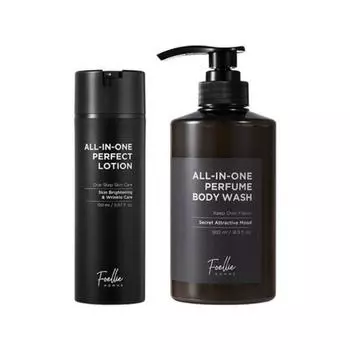 Poelier Homme All-in-one Lotion + All-in-one Perfume Body Wash Men s Cosmetics Set, 1 piece