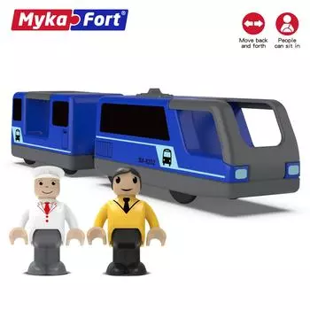 Поезд Тони EMU детская игрушка совместимая деревянная дорожка для езды на лошадях кукла Маленький человек 91013