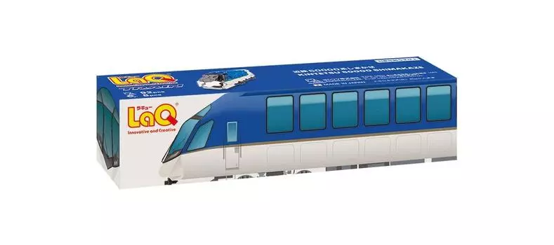 Поезд Yoshiritsu LaQ Kintetsu 50000 серии Shimakaze синий