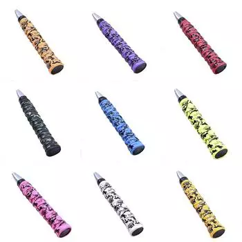 Поглощающая пот ракетка противоскользящая лента ручка ручка для тенниса бадминтона камуфляж красный