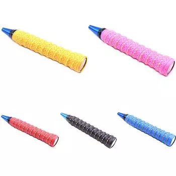 Поглощающая пот ракетка противоскользящая лента ручка ручка для тенниса бадминтона сквоша лента чёрный