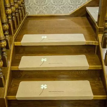 Поглощающий входной коврик, бесклеевой ковер, противоскользящий коврик для лестницы, коврик для ступенек, напольный коврик для ступенек 55cm-Dark coffee-Style A