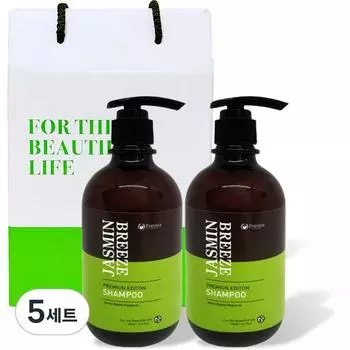 Pogonia Jasmine Bris shampoo 500ml x 2p gift set, 5 sets, Korean popular cosmetics set