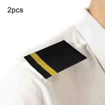 Погоны для офицеров погонов авиакомпании, традиционные ползунки для косплея с эполетами и знаками отличия для сцены single bars