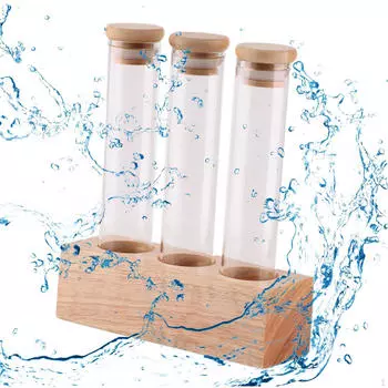 Погреб для кофейных зерен, диспенсер с деревянной подставкой, контейнер для хранения 3 Hole