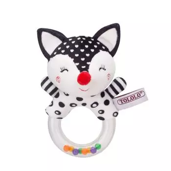 Погремушка Shinse, детская игрушка-погремушка с кольцом-палочкой, симпатичная тканевая игрушка для детей от 3 месяцев и старше, популярный подарок для ребенка, обучающая игрушка для новорожденных детей 0 1 2 3 лет