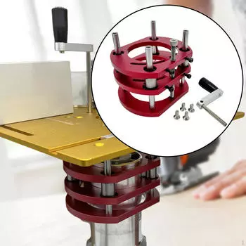 Погружное основание фрезерного станка по дереву, прецизионный подъемный стол, профессиональное основание из алюминиевого сплава