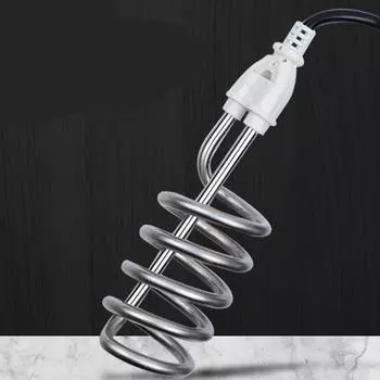 Погружной ковшовый водонагреватель из нержавеющей стали, электрический нагревательный элемент, портативный