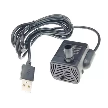 Погружной небольшой мини-слив USB-головка с регулируемой циркуляцией воды для аквариума, вода для кошек, аквариумная вода, вода DC5V, спускной объем, приводимый в действие насосом,
