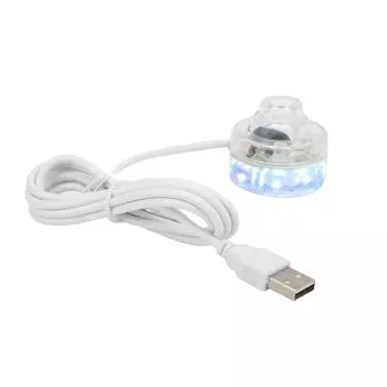 Погружные светодиодные светильники для бассейна, красочные водонепроницаемые пузырьковые светильники для мини-аквариума для пруда-фонтана