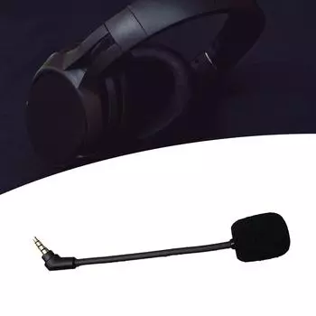 Погрузитесь в игру с 3,5-миллиметровым съемным микрофоном для гарнитуры HyperX Cloud Flight S, микрофон 15 см/5,91 дюйма