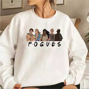 Pogue Life bluza Pogues przyjaciele zewntrzne banki OBX bluza z kapturem kobiety przyjaciele inspirowane JJ Maybank Harajuku bl S белый