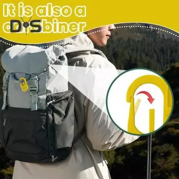 Походная лопата с эргономичной ручкой, легкая, для кемпинга на открытом воздухе, для пешего туризма, пластиковая лопата для выживания, инструменты для копания, подарок любителям активного отдыха жёлтый