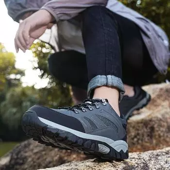 Походная обувь больших размеров для мужчин и женщин, повседневная обувь для активного отдыха, модные кроссовки для диких путешествий, походные ботинки для активного отдыха 36