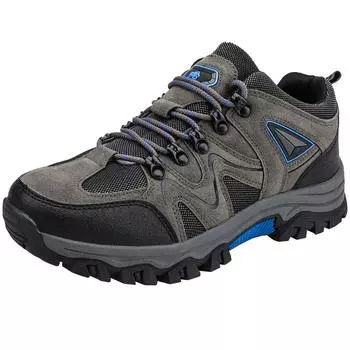 Походная обувь для мужчин, уличная обувь на шнуровке, мужские спортивные ботинки для альпинизма, тактические охотничьи треккинговые горные водонепроницаемые кроссовки 39 серый