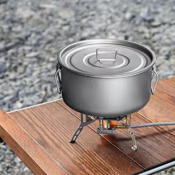 Походная посуда Аксессуары Посуда Компактные принадлежности с крышкой Кастрюли Принадлежности для Set Pot