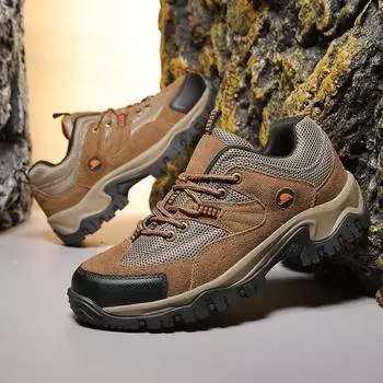 Походные ботинки мужские всесезонные низкие дышащие нескользящие походные ботинки для отдыха на природе кемпинга по бездорожью приключения походные ботинки 39 армия зеленый