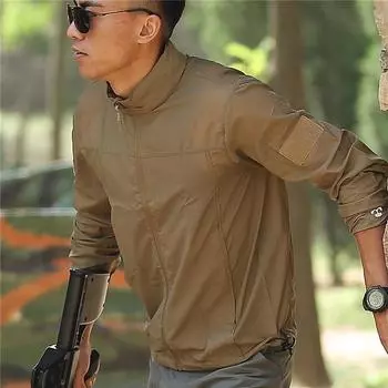 Куртки для походов Мужские солнцезащитные куртки al Clothing Мужские водонепроницаемые ветровки S серый