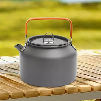 Походный чайник для воды 1,8 л Чай для костра для путешествий и активного отдыха на свежем воздухе