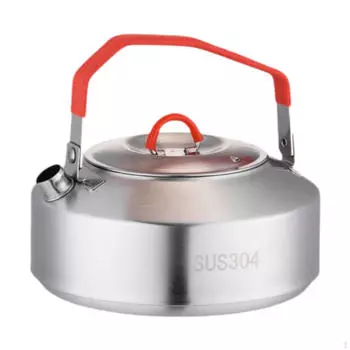 Походный чайник Походный чайный кофейник Костер с ручками Походный для 900ml