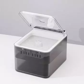 Поилка для домашних животных, автоматический диспенсер для воды для кошек с крышкой, поилка для собак, автоматический цикл, радар, датчик потока воды, товары для животных With 2600 mAh Li-Po