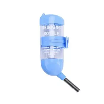 Поилка для хомяка - предмет первой необходимости для мелких животных, 80 мл One Size синий