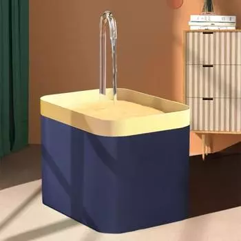 Поилка для кошек большой емкости, экологически чистая, съемная, с низким уровнем шума, для корма для домашних животных US Plug зелёный