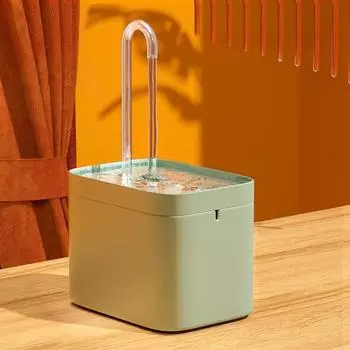 Поилка для кошек с автоматическим фильтром, бесшумная, для домашних животных, кошек, собак, миска для поения, 1,5 л, рециркуляционная, фильтрующая, для кошек, диспенсер для воды для домашних животных 110V US Plug белый