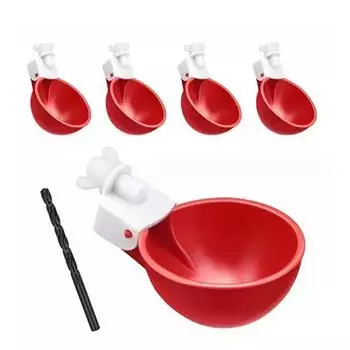 Поилка для курицы, автоматическая поилка для птицы, автоматические поилки для курицы, миски для птиц, птицы красный