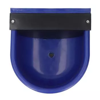Поилка для скота со сливным отверстием, АБС, большой емкости, поилка для скота для крупного рогатого скота темно-синий